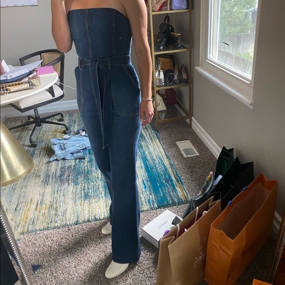 Alice & Olivia Denim jumpsuit - Picture 6 of 7